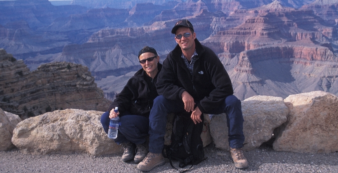 Conny & Frank at the Grand Canyon